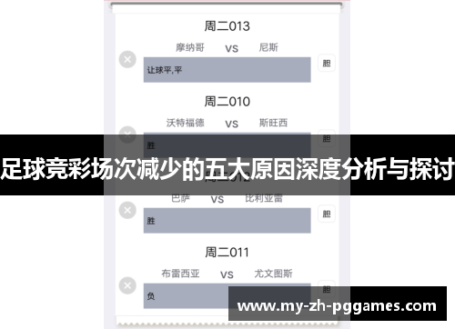 足球竞彩场次减少的五大原因深度分析与探讨 足球竞彩场次减少的五大原因深度分析与探讨
